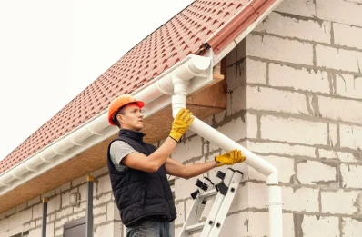 Pose et remplacement de gouttières à Frauenberg